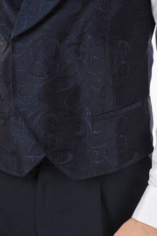 CC COLLECTION Embroidered Waistcoat CERIM. RESET with Hidden Closure