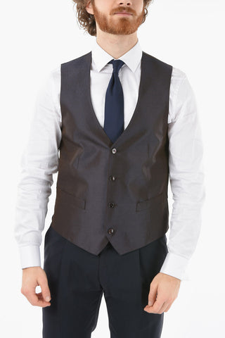 Silk 4-Button Waistcoat ACADEMY CERIMONIA
