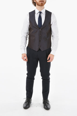 Silk 4-Button Waistcoat ACADEMY CERIMONIA