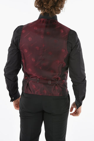 Patterned Silk Waistcoat CERIM. ACADEMY