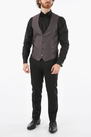Patterned Silk Waistcoat CERIM. ACADEMY