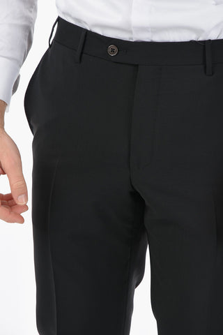 mohair and virgin wool ACADEMY CERIMONIA jetted pocket Elegant pants