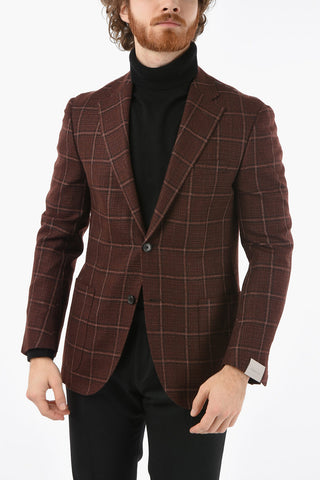 Giacca LEADER SOFT Semifoderata Motivo Windowpane Check