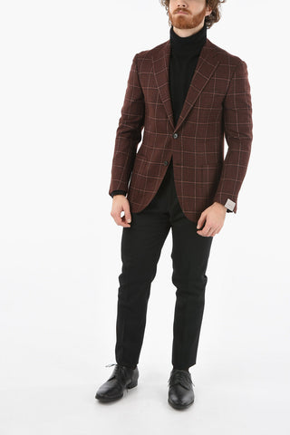 Giacca LEADER SOFT Semifoderata Motivo Windowpane Check