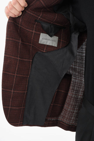 Giacca LEADER SOFT Semifoderata Motivo Windowpane Check