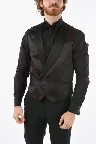 CC COLLECTION Patterned Double Breasted CERIM.RESET Waistcoat