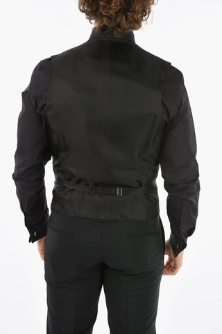 CC COLLECTION Patterned Double Breasted CERIM.RESET Waistcoat