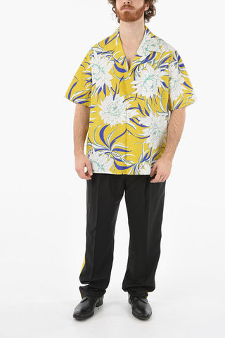 Short sleeved PEONIES Printed Shirt