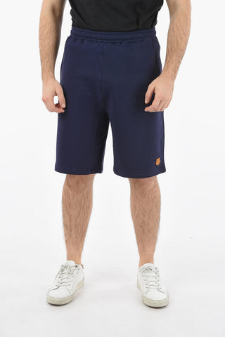Shorts In Cotone Garzato Con Coulisse