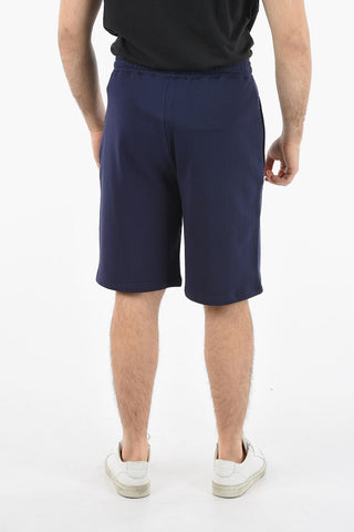 Shorts In Cotone Garzato Con Coulisse