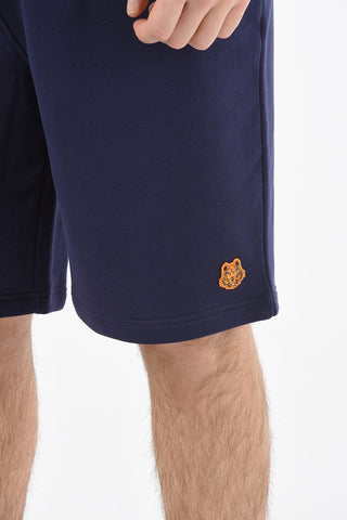 Shorts In Cotone Garzato Con Coulisse