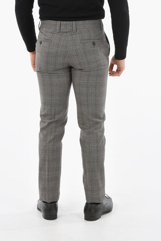 Pantaloni LIGHT con Fantasia a Quadri