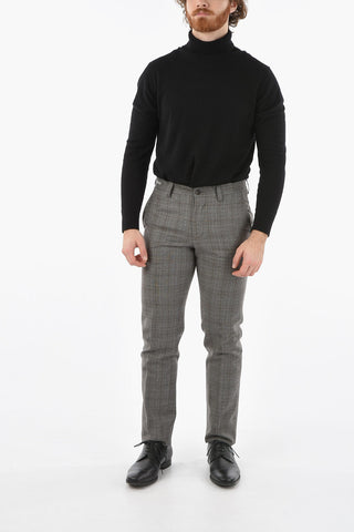 Pantaloni LIGHT con Fantasia a Quadri