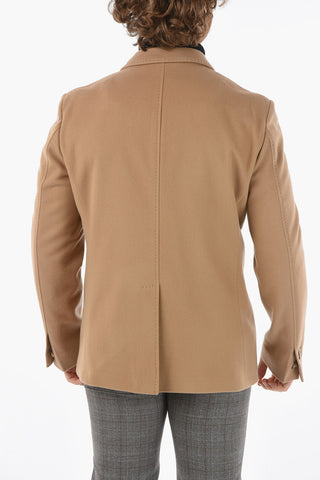 Cappotto Foderato Doppiopetto con Revers a Lancia
