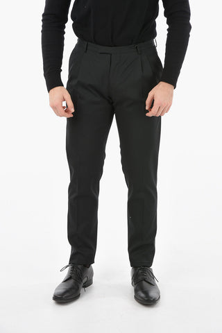 CC COLLECTION Pantaloni Foderati con Gancetti e Pinces