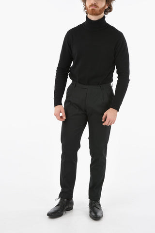 CC COLLECTION Pantaloni Foderati con Gancetti e Pinces