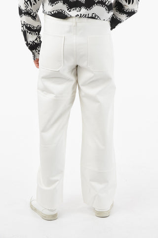 Solid Color Loose Fit Pants