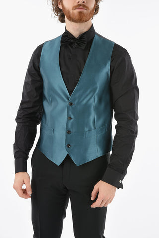 CC COLLECTION Bicolour Silk Waistcoat CERIM.REFINED