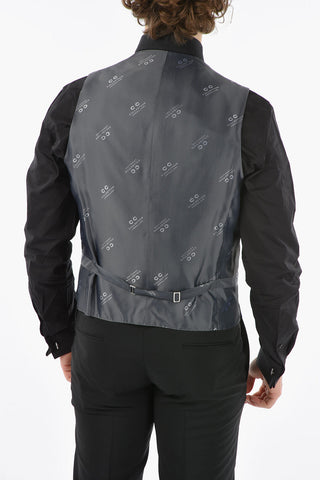 CC COLLECTION Bicolour Silk Waistcoat CERIM.REFINED