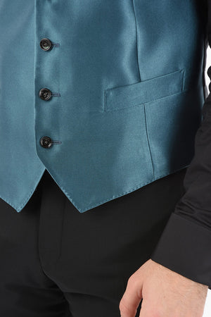 CC COLLECTION Bicolour Silk Waistcoat CERIM.REFINED