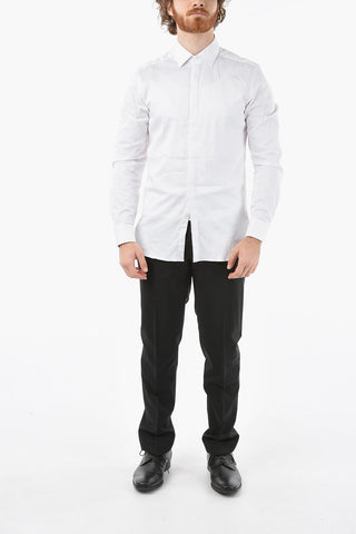 CC COLLECTION Hidden Closure Shirt With Cufflinks