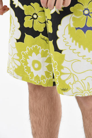 Shorts In Canapa Stampati