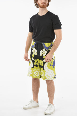 Shorts In Canapa Stampati