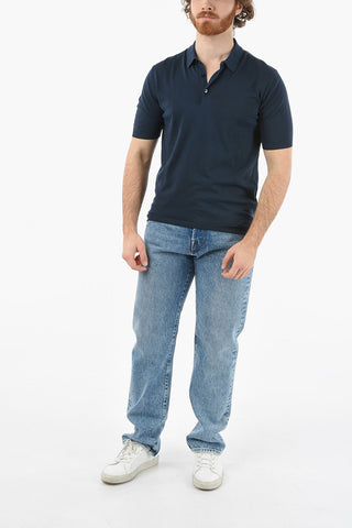 Solid Color 3 Buttons Polo Shirt