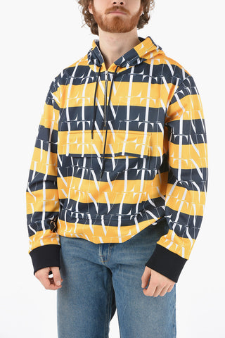 Printed Hoodie With Maxi Front Pocket