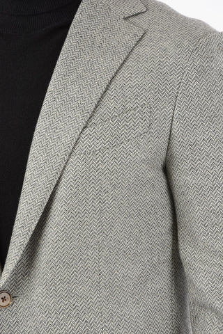 Silk-Blend Half-Lined Blazer