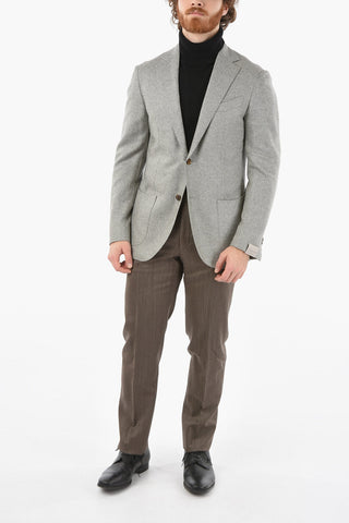 Silk-Blend Half-Lined Blazer
