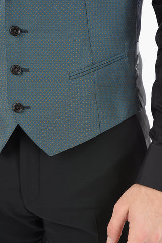 CC COLLECTION Polka Dots Two-Tone CERIM.RESET Waistcoat
