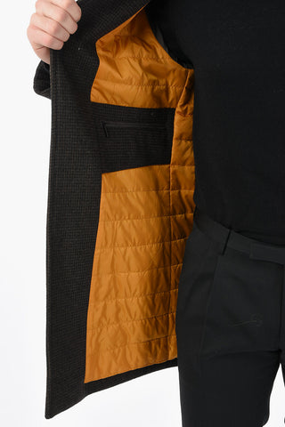 CC COLLECTION Lined Padded Coat with jetted Pocket