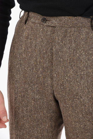 CC COLLECTION Double Pleat Virgin Wool Pants
