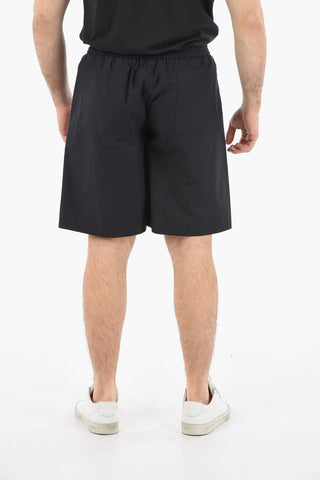 Cotton Shorts With Patches