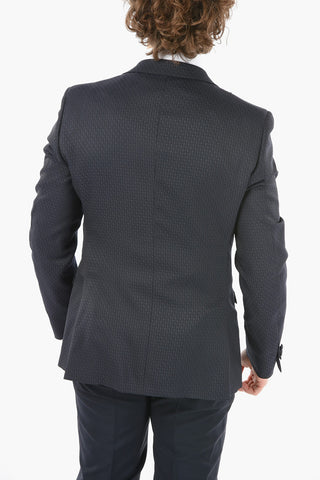CC COLLECTION giacca smoking CERIMONIA RESET pied-de-poule con revers a lancia