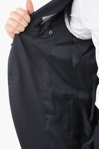 CC COLLECTION giacca smoking CERIMONIA RESET pied-de-poule con revers a lancia