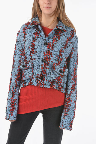 Unlined Blazer With Embroidered Details