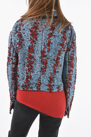 Unlined Blazer With Embroidered Details