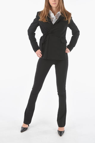 Jacket PEPEX with overlapping panel and laces closure