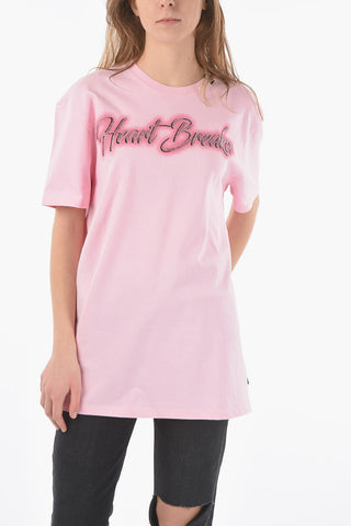 T-shirt girocollo HEART BREAKER con Strass