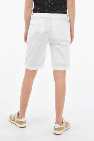 Cuffed-Hem Slim Fit Shorts