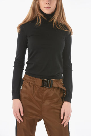 Cashmere Silk Turtleneck Sweater