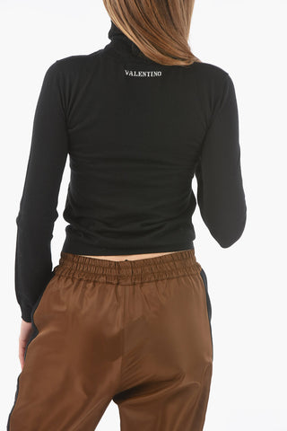 Cashmere Silk Turtleneck Sweater