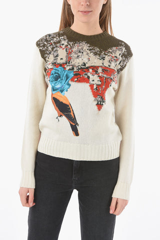 Crewneck Swetaer with Embroidery