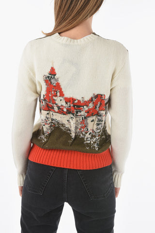 Crewneck Swetaer with Embroidery