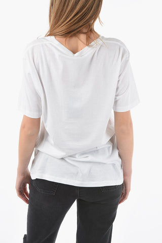 T-shirt Stampata FELICIANA Girocollo A Maniche Corte