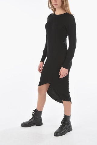Vestito Midi MENTA in Maglia a Manica Lunga