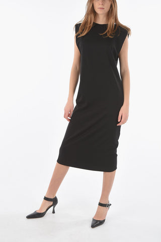 Vestito Shift TAMARINDO Girocollo con Spalline Imbottite