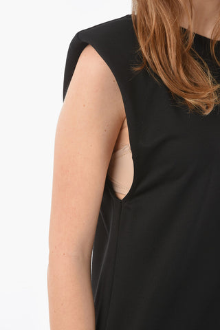 Vestito Shift TAMARINDO Girocollo con Spalline Imbottite